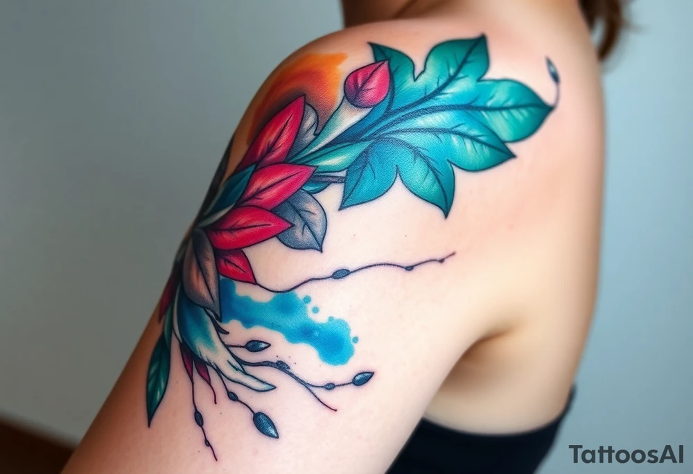 uma tatuagem que expresse a filosofia do bem e do mal tattoo idea