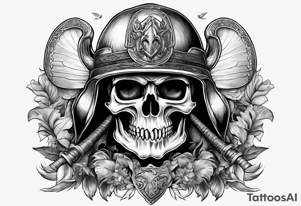 fisherman at the pond, Angel, rams skull, gladiators helmet tattoo idea