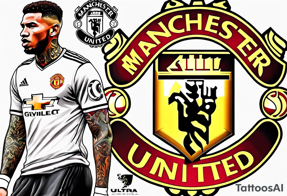 manchester united tattoo idea