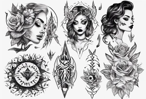 Female tattoo idea
