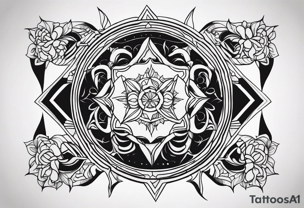 sigilism design tattoo idea