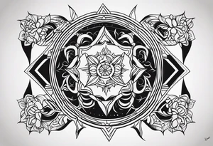 sigilism design tattoo idea