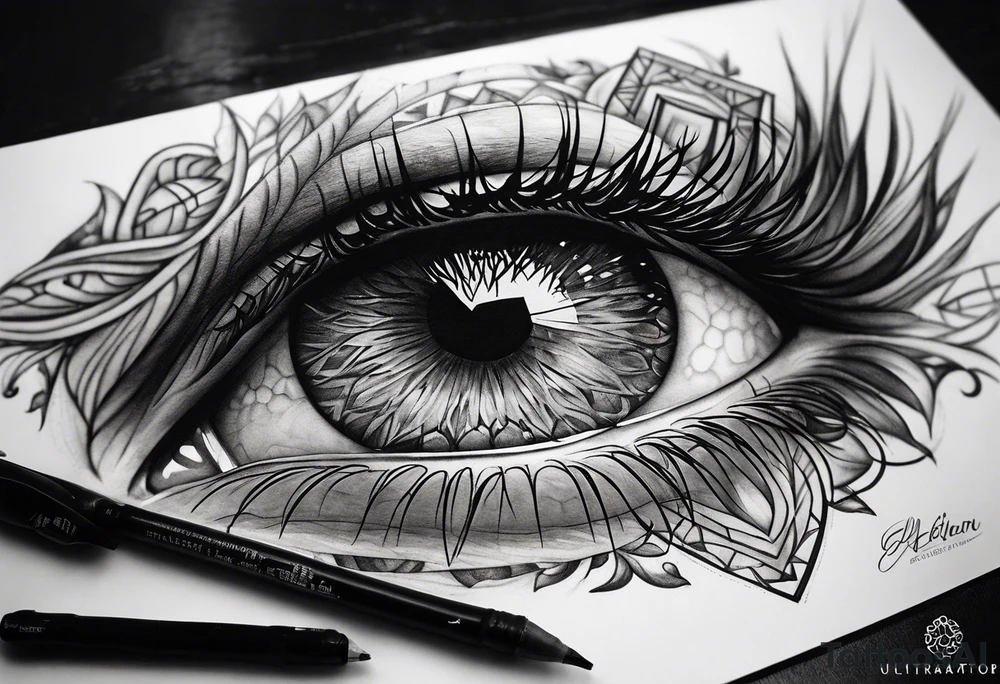 eye forearm tattoo tattoo idea