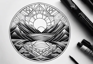 best friend tattoo chasing sunsets tattoo idea