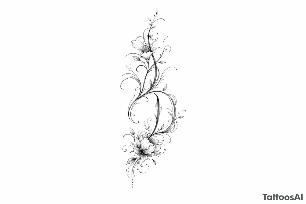 do a j and d but where u cannot see them easily tattoo idea