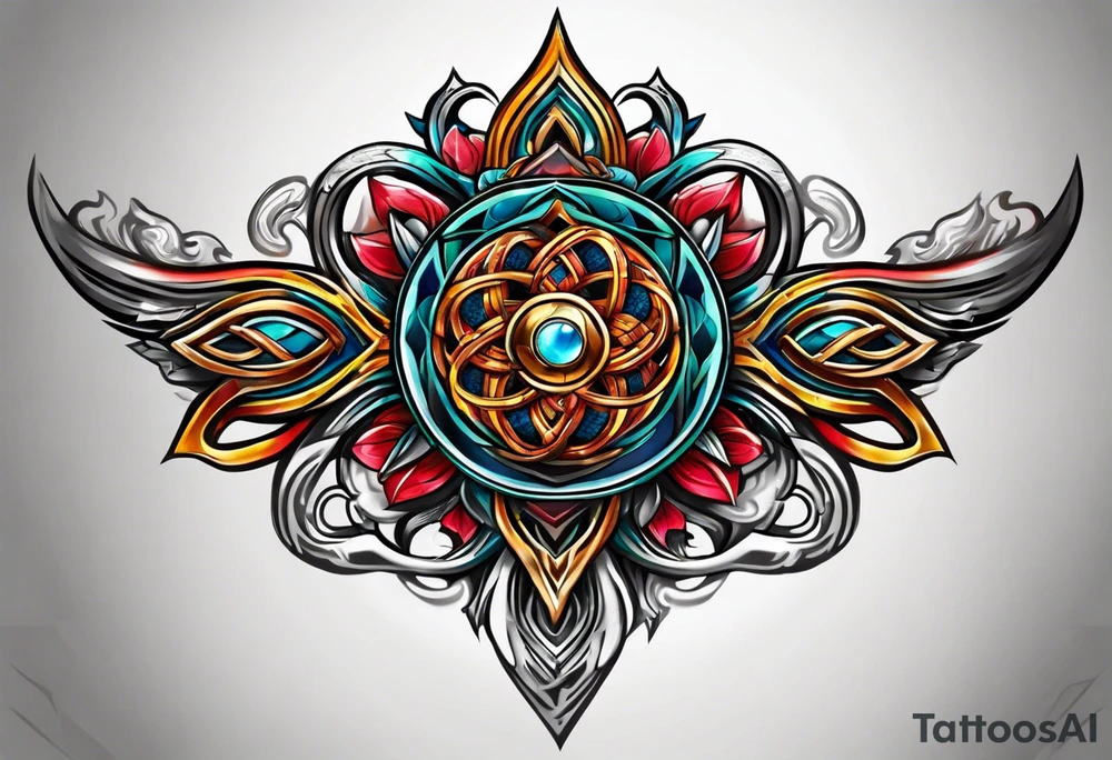 dara knot shoulder tattoo tattoo idea