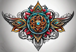 dara knot shoulder tattoo tattoo idea