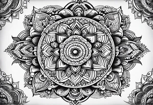 mandala tatto tattoo idea