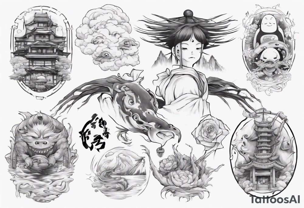 Spirited away tattoo idea