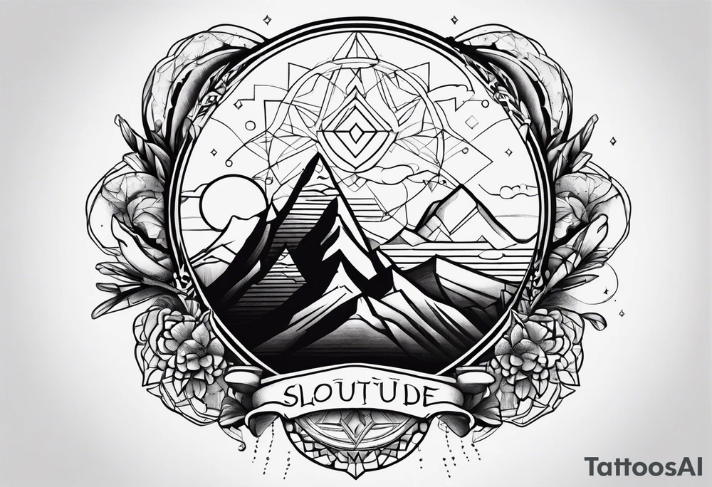 Solitude tattoo idea