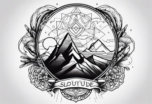 Solitude tattoo idea