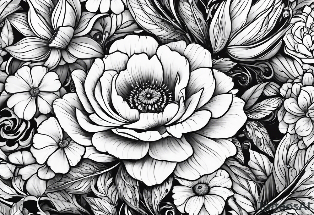 Garden tattoo idea