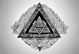 Valknut nordic tattoo idea