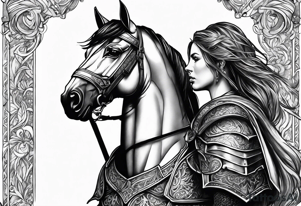 Knight tattoo idea