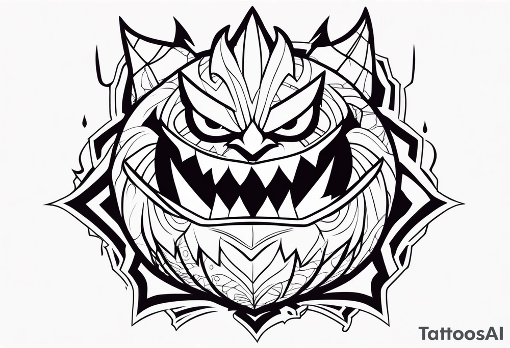 Gengar as Ichigo Kurosaki Vasto Lorde 
Hollow form tattoo idea