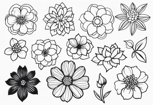 December flower
March flower
September flower
March flower
May flower
June flower tattoo idea