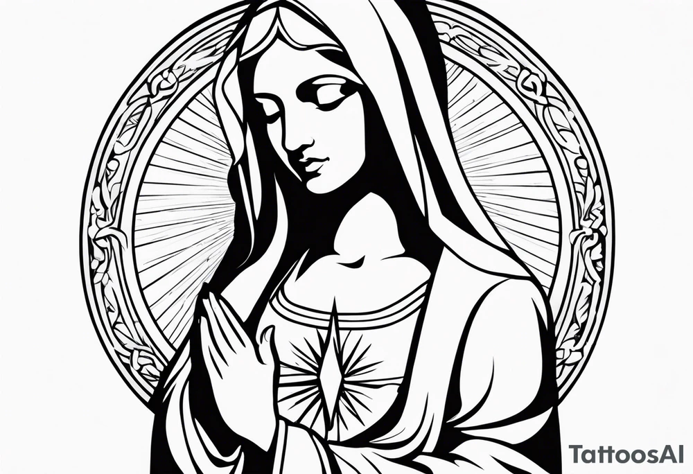 mother Mary tattoo idea