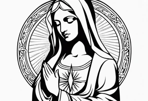 mother Mary tattoo idea