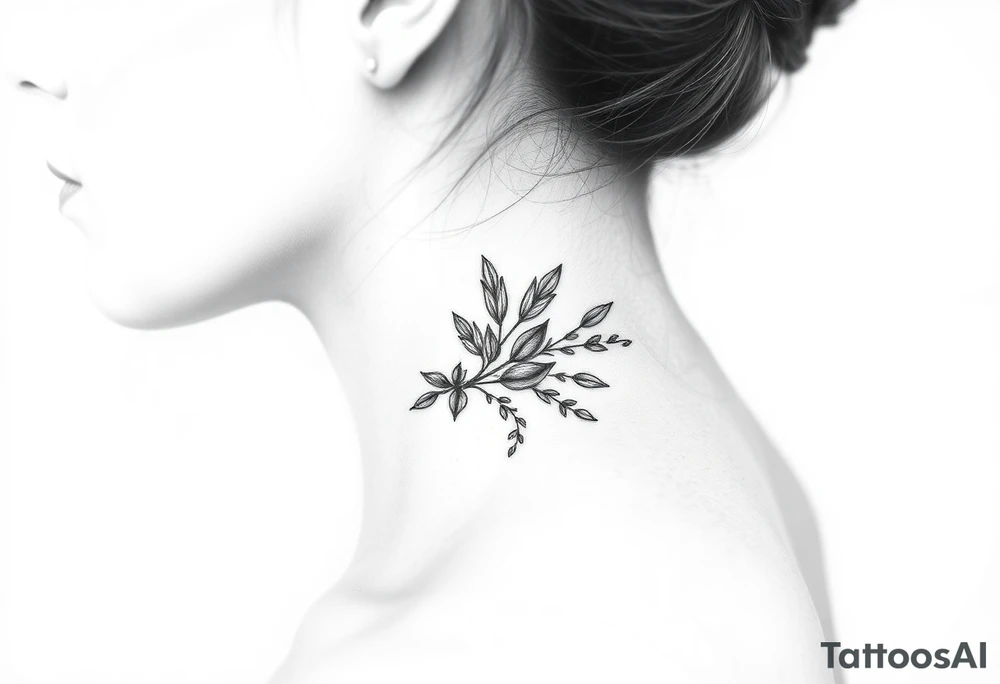 sage bundle tattoo idea