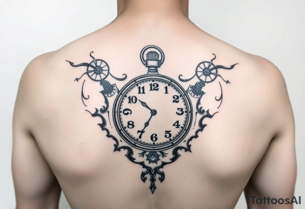 Demon Slayer, doctor who circles, Naruto, betrayed partner, survivors, pocket watch set for 11:11 tattoo idea