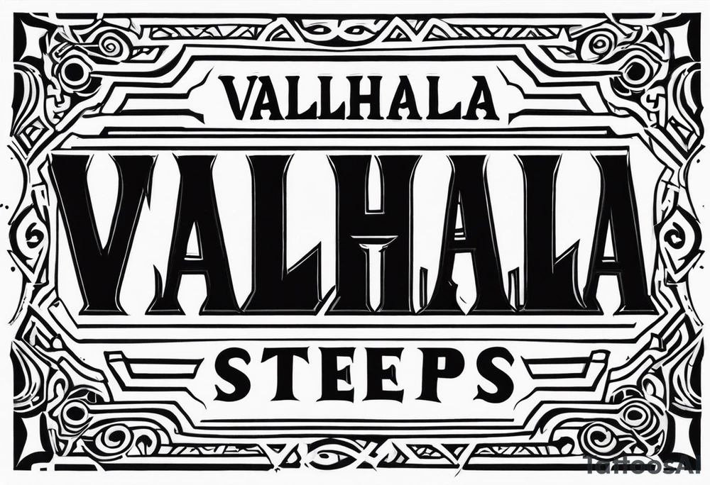 Valhalla steps tattoo idea