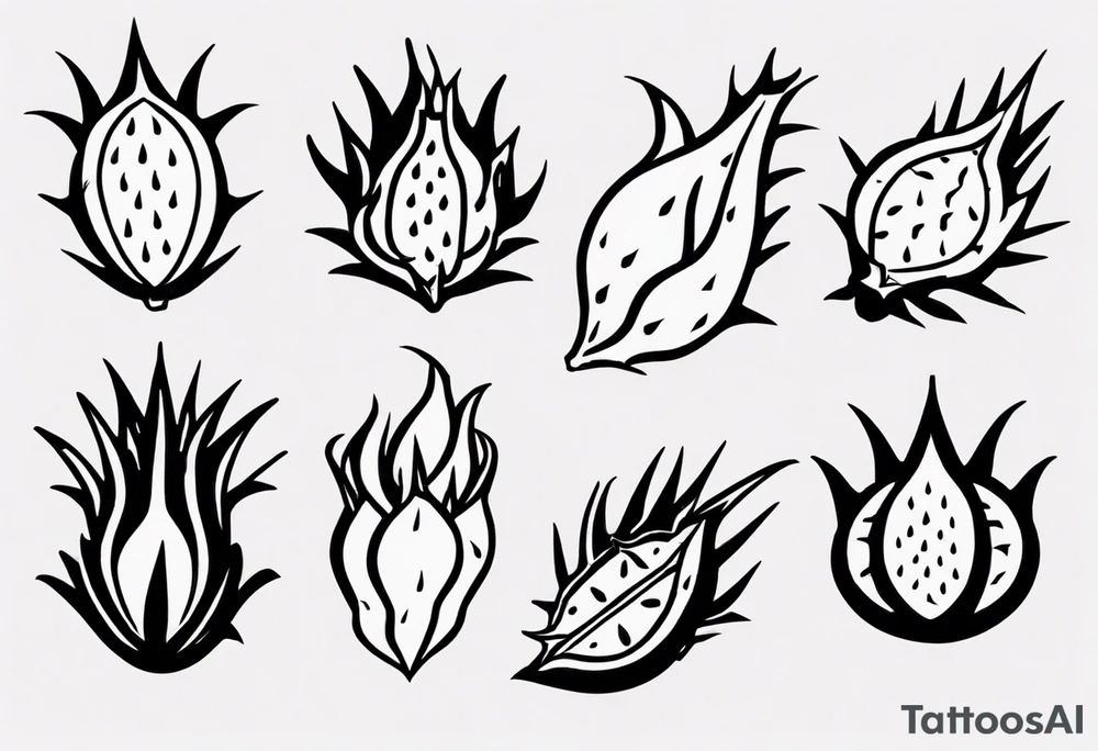 one piece dragon fruit tattoo tattoo idea