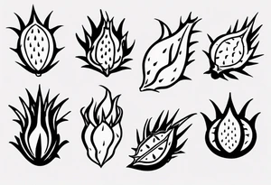 one piece dragon fruit tattoo tattoo idea