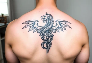 Unique sonder tattoo on shoulder to bicep tattoo idea