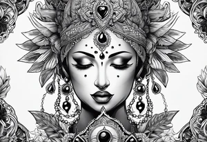 Heart chakra tattoo idea