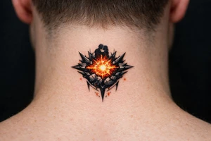 Fell in love with a dying star tattoo idea
