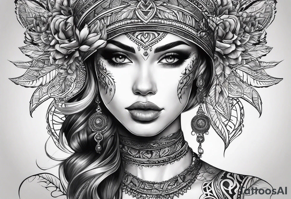 Царь давит агмашенебели на коне tattoo idea