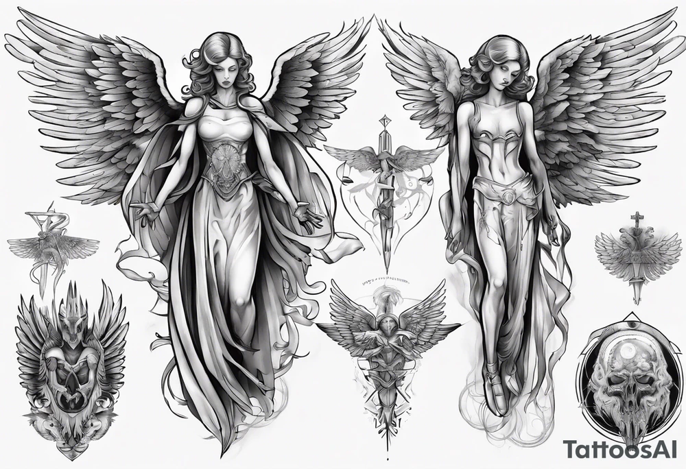 Archangel tattoo idea