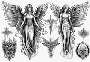 Archangel tattoo idea