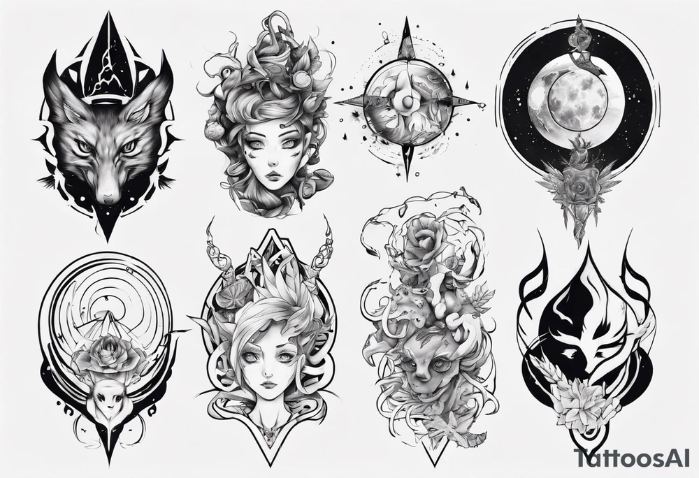 anime tattoo idea