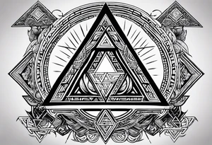 Valknut symbol tattoo idea