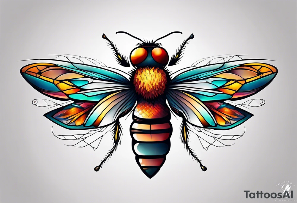 fly tattoo idea