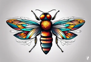 fly tattoo idea