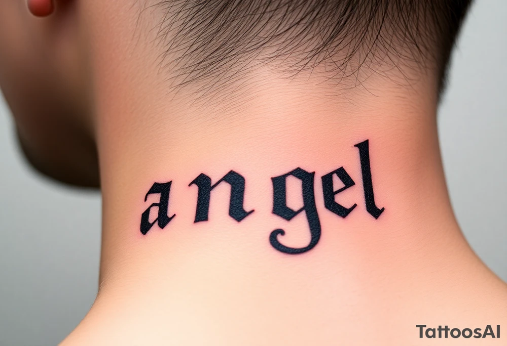 angel tattoo idea