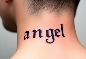angel tattoo idea