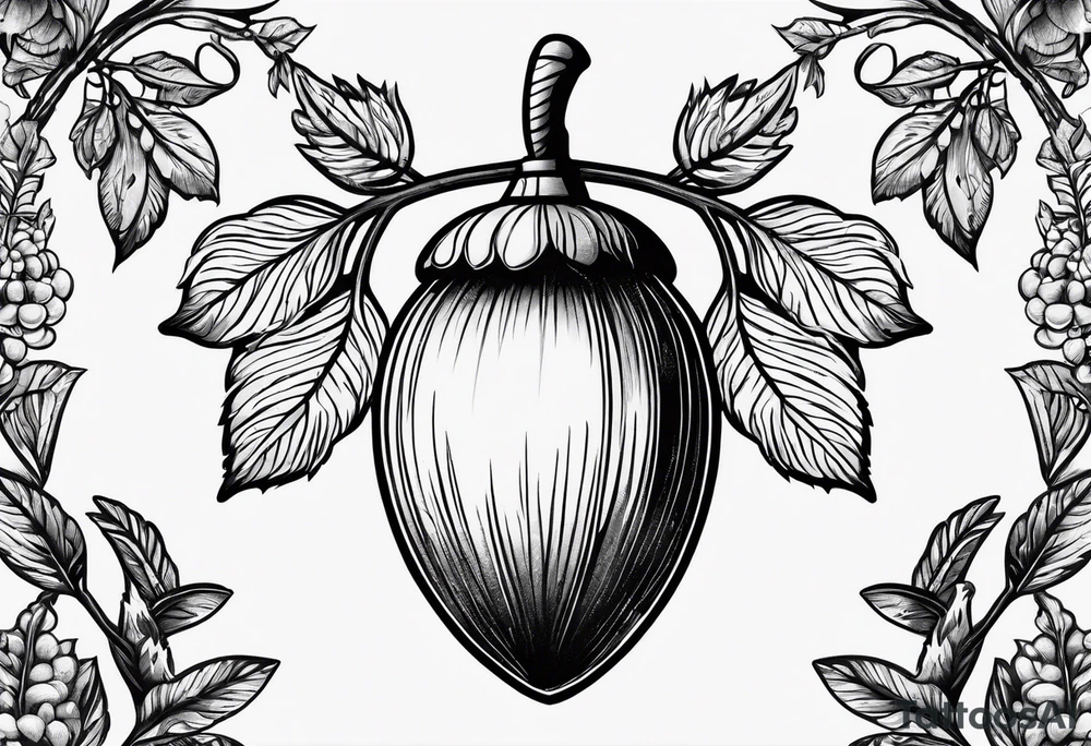 Acorn tattoo idea