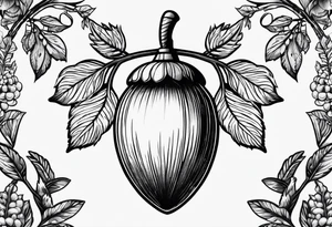 Acorn tattoo idea