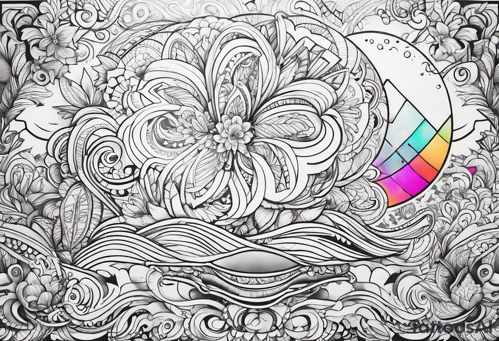 Positivity,  happy,  good vibes tattoo idea