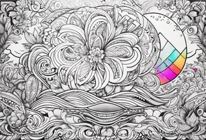 Positivity,  happy,  good vibes tattoo idea