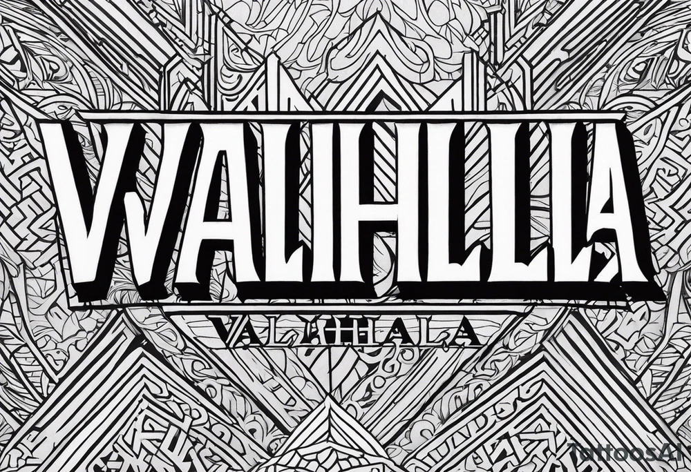 Valhalla steps tattoo idea