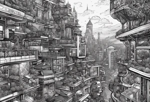 the sprawl by william gibson tattoo idea