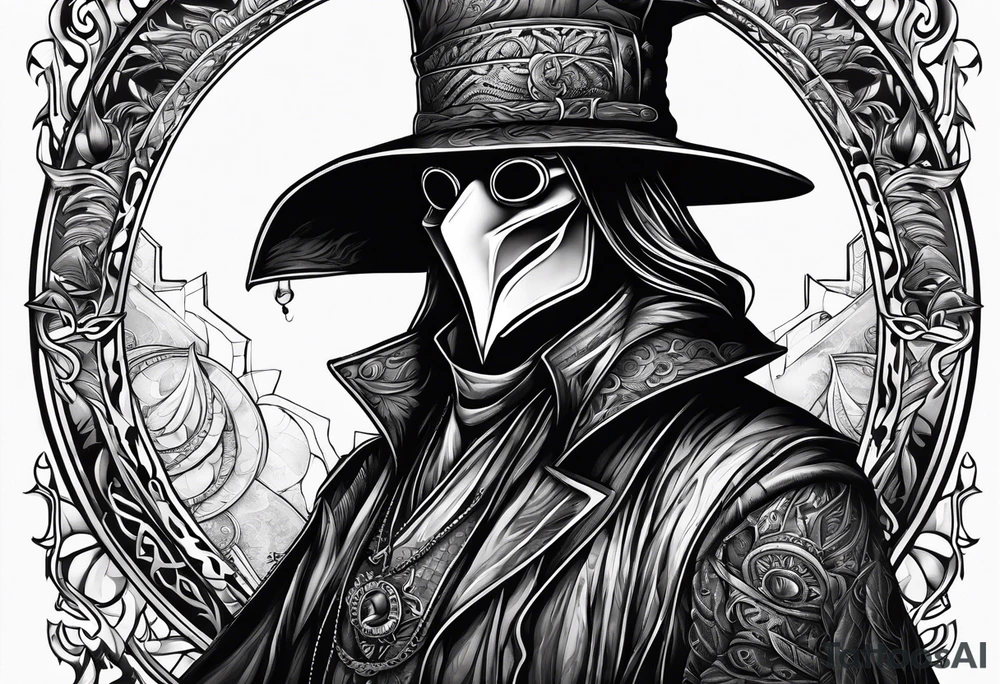 Plague doctor tattoo idea