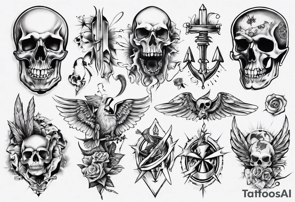 schwert tattoo idea