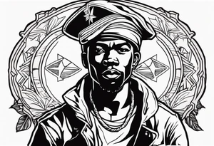 African American revolutionary tattoo tattoo idea