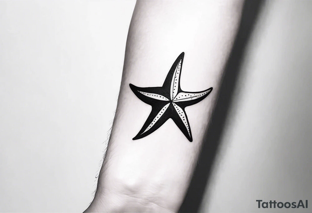 Starfish wrist wrap around tattoo idea