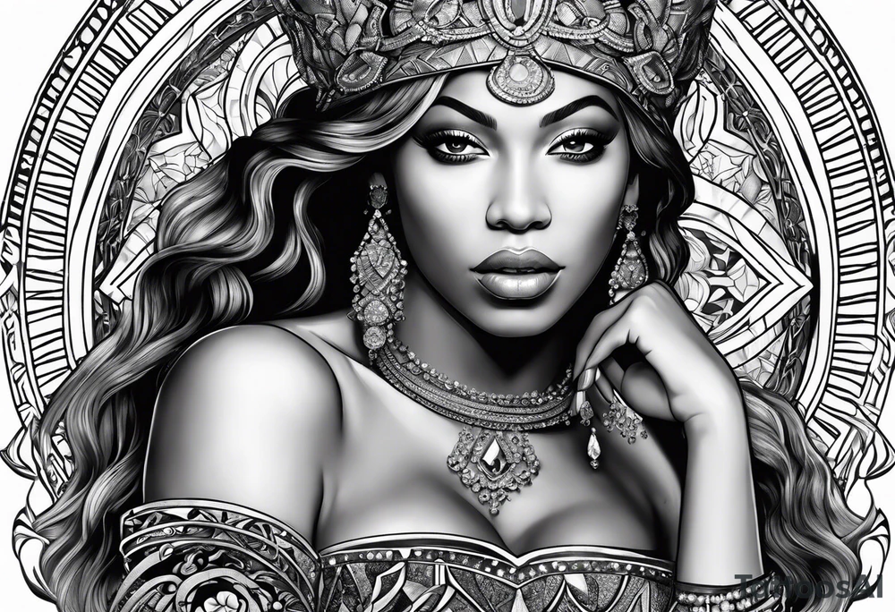 Beyonce Renaissance album tattoo idea